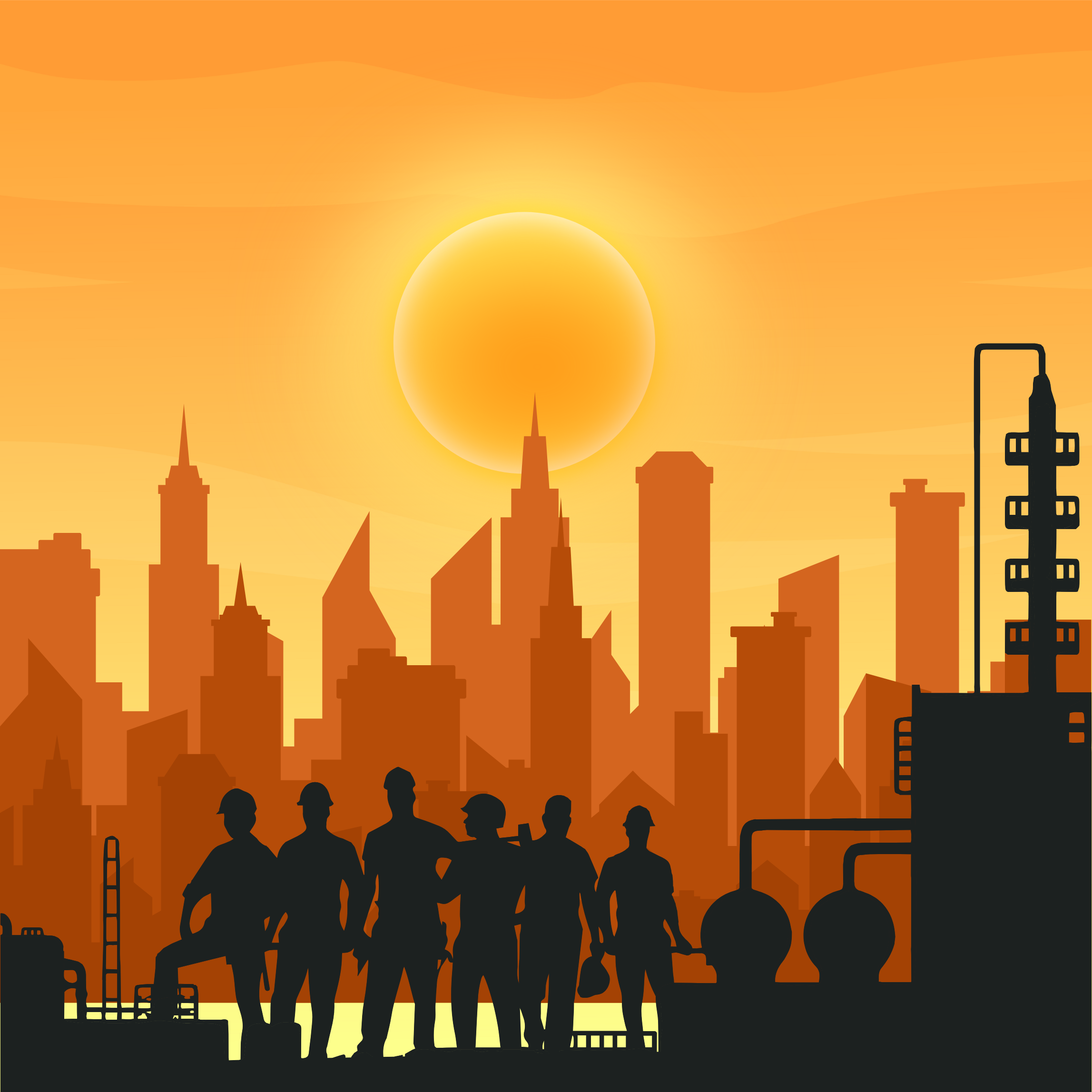 Vision - Futuristic Cityscape representing innovation & technology
